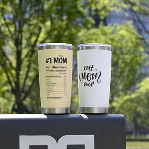 Cadeaux personnalisés pour la fête des mères, gobelet isotherme de 20 oz, gobelet de voyage en acier inoxydable à double paroi de 30 oz, tasse à café en métal - Product Image 5