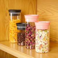 Bocaux en verre transparent personnalisés pour les garde-manger (avec couvercles ventilés) - Fabricant de contenants de stockage alimentaire hermétiques