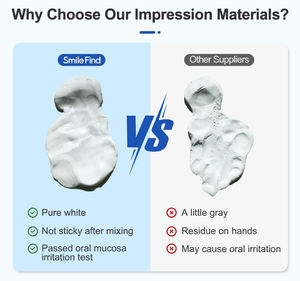 Sorriso trova denti vassoio di sbiancamento stucco Premium stampi speciali in Silicone materiale odontologia kit di impressione dentale - Product Image 2