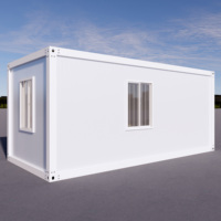 Maison conteneur en acier à assemblage rapide, étanche, démontable et mobile, préfabriquée pour villa, hôtel et appartement