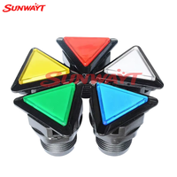 Bouton triangulaire lumineux 39*39*39 pour console de jeu, accessoires de console de jeu, bouton triangulaire 12V, interrupteur de bouton pour console de jeu