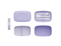 Boîte à bento rectangulaire à double étage en plastique pour adultes, 1230 ml, étanche, sans BPA, de qualité alimentaire, écologique, portable