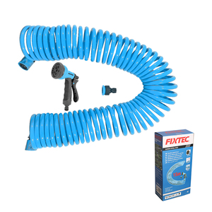 FIXTEC 3/8 ''x15m(50 футов) EVA садовый спиральный шланг 13 бар с соединителями для крана и шланга - Product Image 2