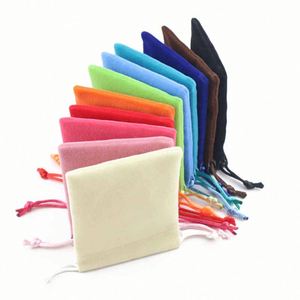 Bolsas de Terciopelo con Cordón para Joyería, Bolsas de Regalo, Venta al Por Mayor de Fábrica - Product Image 4