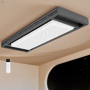 Séchoir électrique métallique intelligent pour balcon, télécommandé par la voix, avec éclairage, élévateur télescopique et séchage automatique à l'air - Product Image 1