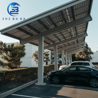 Abri solaire personnalisable pour voiture, support de montage photovoltaïque antirouille pour parking privé, installation solaire extérieure pour véhicules