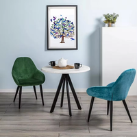 Toile murale moderne Arbre de Vie, peinture abstraite d'oiseaux colorés, impression HD pour décoration de salon et de maison