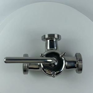 Dn11852 dn50 पुरुष थ्रेडेड एंड टी पोर्ट S316l कीमत स्टेनलेस स्टील तीन तरीके खाद्य और पेय प्रसंस्करण के लिए प्लग वाल्व - Product Image 2