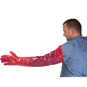 100 piezas Vet Veterinair Veterinary Instruments <span class=keywords><strong>Boer</strong></span> Goats Semen Guantes desechables para inseminación artificial - Product Image 6