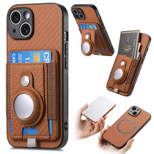Funda magnética para iPhone 18, 17, 16, 15, S26, S25 con almacenamiento para Apple AirTag, dispositivo antipérdida y cubierta de protección. - Product Image 3