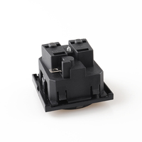 Adaptador de Enchufe de Pared Eurocode Alemania de 3 Pines, Enchufe Industrial de Cobre/Nailon y Latón con Estándares de EE. UU. y Australia, 10A