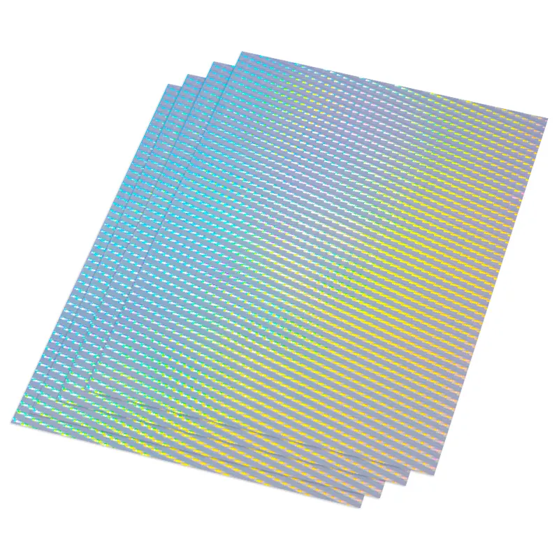 Vinyl Printable Sticker Paper A4 Size Holographic Sticker Paper Self-Adhesive Waterproof For Inkjet Printer