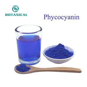 Nước hòa tan hữu cơ màu xanh Spirulina purespirulina chiết xuất tảo bột màu xanh sắc tố E18 45% phycocyanin - Product Image 2