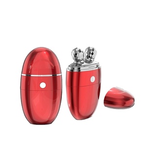 360 degrés rotatif mince visage Rechargeable anti-rides 3D visage rouleau masseur hydratant conteneur resserrement de la peau - Product Image 1