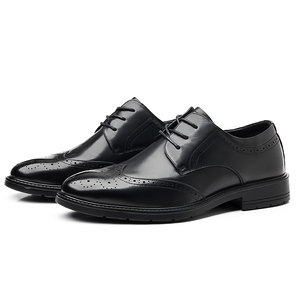 Chaussures en cuir pour hommes haut de gamme, style britannique, pour le printemps, formelles, de mariage et brogues - Product Image 3