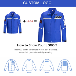 Biểu Tượng Tùy Chỉnh Phản Quang Người Đàn Ông Của Công Nghiệp Làm Việc Quần Áo An Toàn Không Thấm Nước Quần Áo Cho Công Nhân Du Khách Đồng Phục Công Nghiệp Làm Việc Quần Áo - Product Image 2