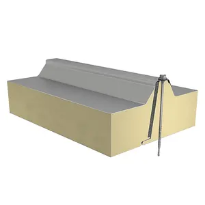 SAMPLE second hand cold cooler room pu metal handmade roofing sandwich panels