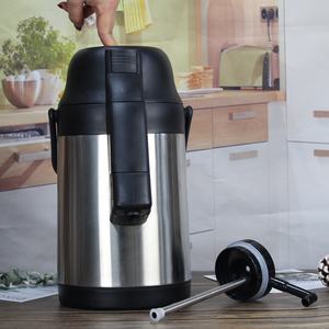 Dispenser a Pompa WUJO Grande, Thermos in Acciaio Inox 304 a Doppia Parete per Acqua Calda, Tè e Caffè - Product Image 5