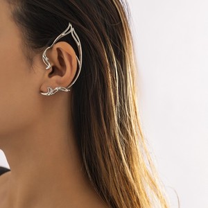 Boucles d'oreilles créatives et originales pour femmes, mode stéréoscopique, sans perçage, bijoux <span class=keywords><strong>de</strong></span> fête - Product Image 4