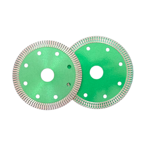 Lame diamantée turbo en maille frittée <span class=keywords><strong>de</strong></span> 125 mm pour la découpe <span class=keywords><strong>de</strong></span> carreaux, sans éclats, utilisation à sec ou humide pour le marbre et la céramique - Product Image 5