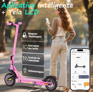 <span class=keywords><strong>Trottinette</strong></span> <span class=keywords><strong>électrique</strong></span> S2Max du stock Brésil, moteur 500W, vitesse maximale 32km/h, 4 vitesses, pédales lumineuses colorées, pneus de 10 pouces - Product Image 6