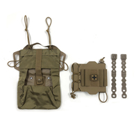 Molle Medical IFAK Pouch Camo EMT Pochette de premiers soins IFAK Sac de survie avec patch croisé inclus