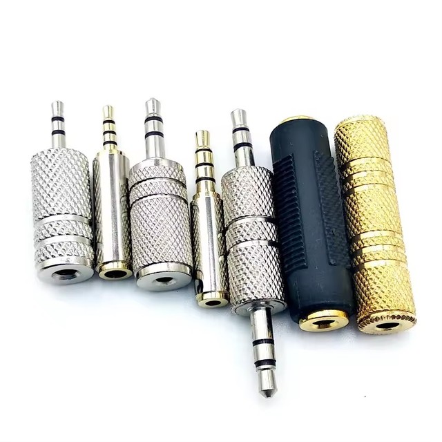 Jack 3.5mm to 2.5mm Audio Adapter 2.5mm Male to 3.5mm Female Plug Connector for Aux Speaker Cable Headphone Jack 3.5