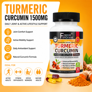 Suplemento de Cúrcuma Personalizado Shecome con Extracto de Pimienta Negra 1500mg, Alta Absorción, para Adultos - Product Image 3