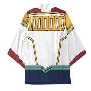 <span class=keywords><strong>Itachi</strong></span> <span class=keywords><strong>Akatsuki</strong></span> Kimono Chaqueta Ukiyo-E Kimono Capa Suelta Manga Tres Cuartos Cárdigan Haori - Product Image 4