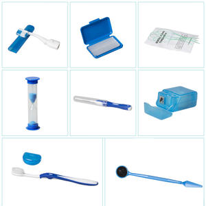 Portable 8-Piece Set of Cross-Border Invisible <b>Toothbrush</b> Dentistry Care <b>Kit</b> with Brackets Available in 5 Colors for <b>Travel</b> Use - Product Image 4