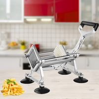 Machine à couper les légumes en aluminium Machine à couper les frites et les copeaux
