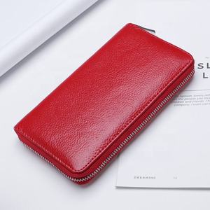 Cartera Larga para Mujer, de Cuero Vacuno Genuino, Bolso de Mano Elegante y Multifuncional - Product Image 2