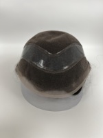 Sistema de Fácil Colocación de Peluca para Hombre sin Pegamento, con Base de PU y Encaje Suizo, 100% Cabello Humano
