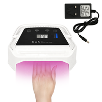 Séchoir à gel sans fil à double lumière Lampe à ongles LED UV rechargeable Lampe à ongles de bureau professionnelle pour salon de manucure