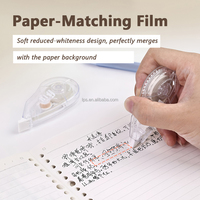 Lot de 5 Rouleaux de Correction Originaux Ultra-Silencieux en Papier Couleur pour Étudiants