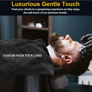 Tùy Chỉnh Thêu Logo Sợi Nhỏ Khăn Mềm Hấp Thụ Nước Móng Tay Spa Beauty Salon Cắt Tóc Cắt Tóc Chuyên Nghiệp Nhiều Kích Thước - Product Image 6