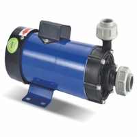Pompe centrifuge à entraînement magnétique résistante à la corrosion SUOU QSP-40RM-PVR15, pompe chimique en plastique PP 65W à faible consommation