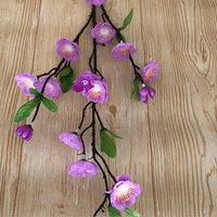 Vente chaude en gros Pêches artificielles et décorations de fleurs de branche Fleurs et plantes décoratives de qualité supérieure