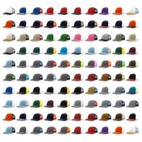 Gorra Trucker de Alta Calidad de 6 Paneles con Malla Trasera, Estilo Richardson 112, con Parche de Cuero Bordado y Logotipo Personalizado