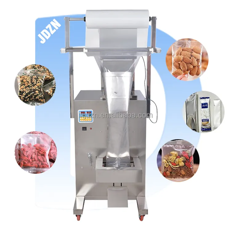 Máquina automática de envasado al vacío de arroz con forma de ladrillo vertical de 1kg para gránulos en polvo, máquina de envasado de granos y nueces de frijol