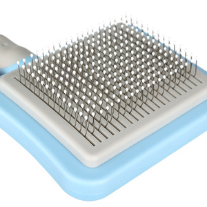 Brosse à lisser autonettoyante pour chiens et chats de compagnie Massage doux élimine la fourrure lâche et améliore le contrôle de la perte de cheveux facile à utiliser/ - Product Image 4