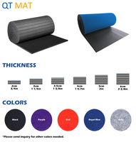 Tapete de Espuma Adhesiva de Alta Calidad QT MAT, Tapete Enrollable de 42 pies x 6 pies para Cheerleading