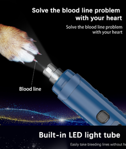 <span class=keywords><strong>Tondeuse</strong></span> à ongles électrique en plastique ABS à bas <span class=keywords><strong>prix</strong></span> pour chiens et chats, charge USB, lime à ongles pour animaux de compagnie avec 8000-10000 tr/min, design simple - Product Image 5