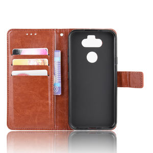 Luxury Wallet Crazy Horse PU Leather Flip Case <strong>Cover</strong> <strong>For</strong> <strong>LG</strong> K31/<strong>Aristo</strong> 5/<strong>Aristo</strong> 5 Plus - Product Image 3