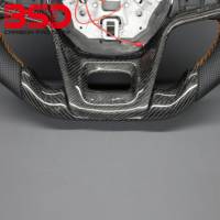 Volant chauffant BSD en fibre de carbone pour Bronco Raptor 4X4 Off Road Modifier voiture personnalisé Brand New Geek Style Real Carbon