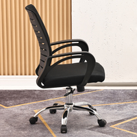 Chaise de bureau ergonomique pivotante en maille réglable pour ordinateur, vente en gros OEM, pour hôtels et commandes en gros