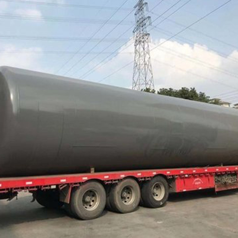 New Steel Lined Horizontal Plastic Chemical