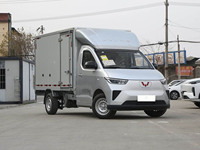 Camión de Carga Eléctrico SAIC General Electric, Camioneta de Carga Eléctrica Wuling Yangguang, Camión Eléctrico de Cabina Simple con Plataforma Plana, Tipo Estándar de 260 km de Autonomía