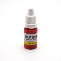 No.8801 10ml Atomic Stamp Ink Stamp Tampon Encre Comptabilité Professeur Financier Spécial Encre Rouge, Bleu et Noir