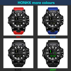 Montre de sport NYY pour femmes, hommes, enfants, garçons, filles, montre numérique LED électronique, mode décontractée, simple, montre en silicone pour femme - Product Image 4